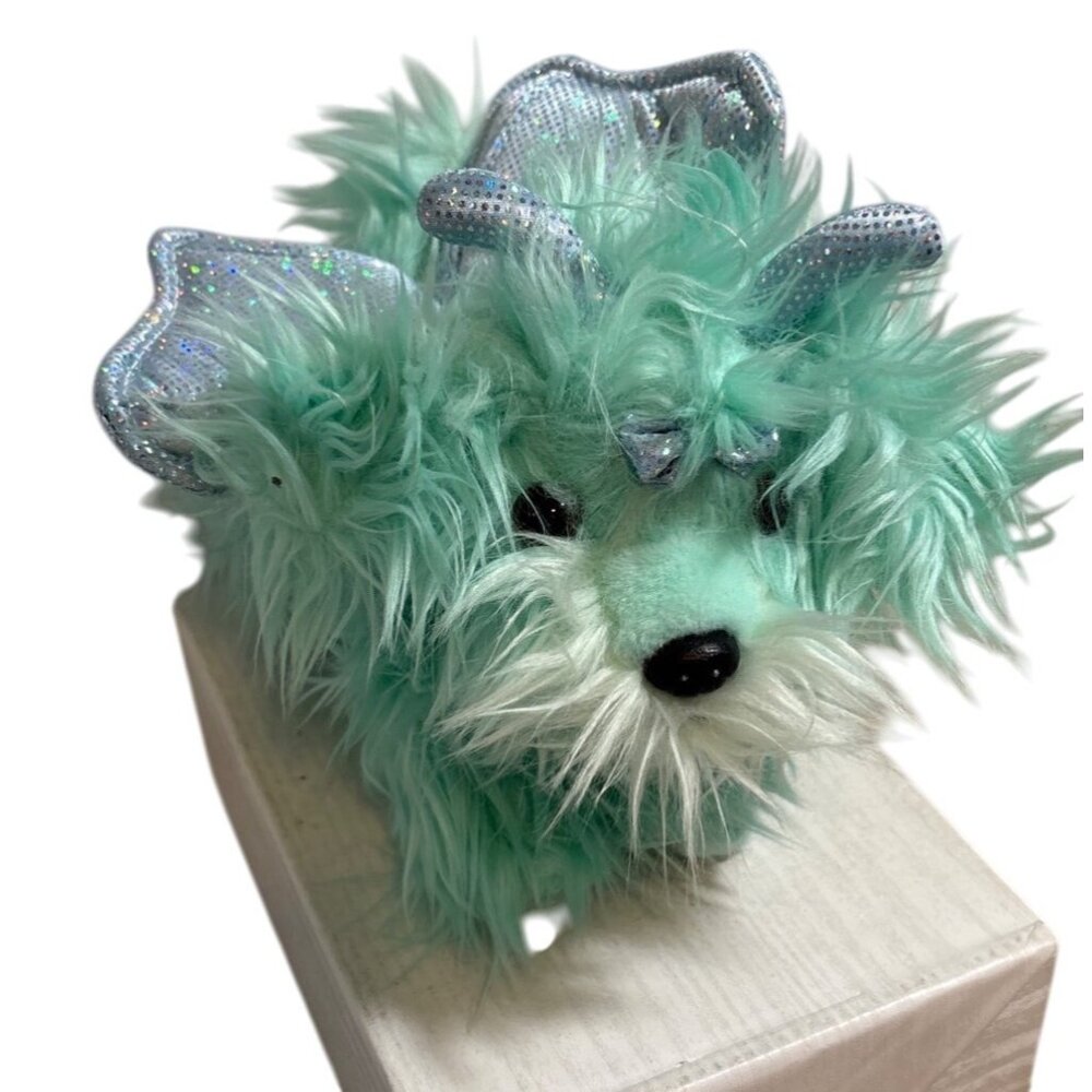 Aurora Puppy Green Plush Dog The Kittipillars and Puppipllions Rare